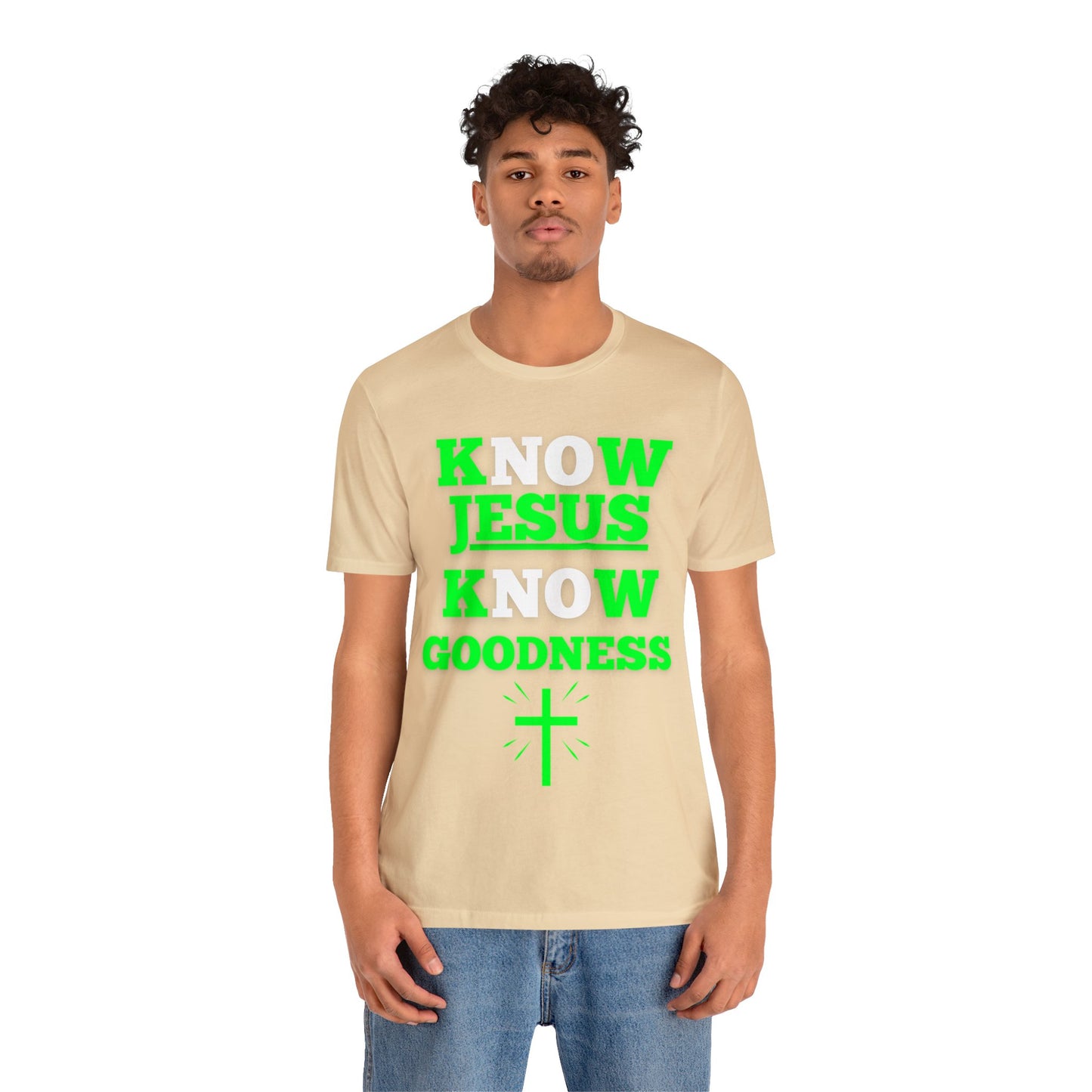 KNOW JESUS KNOW GOODNESS COTTON TEE