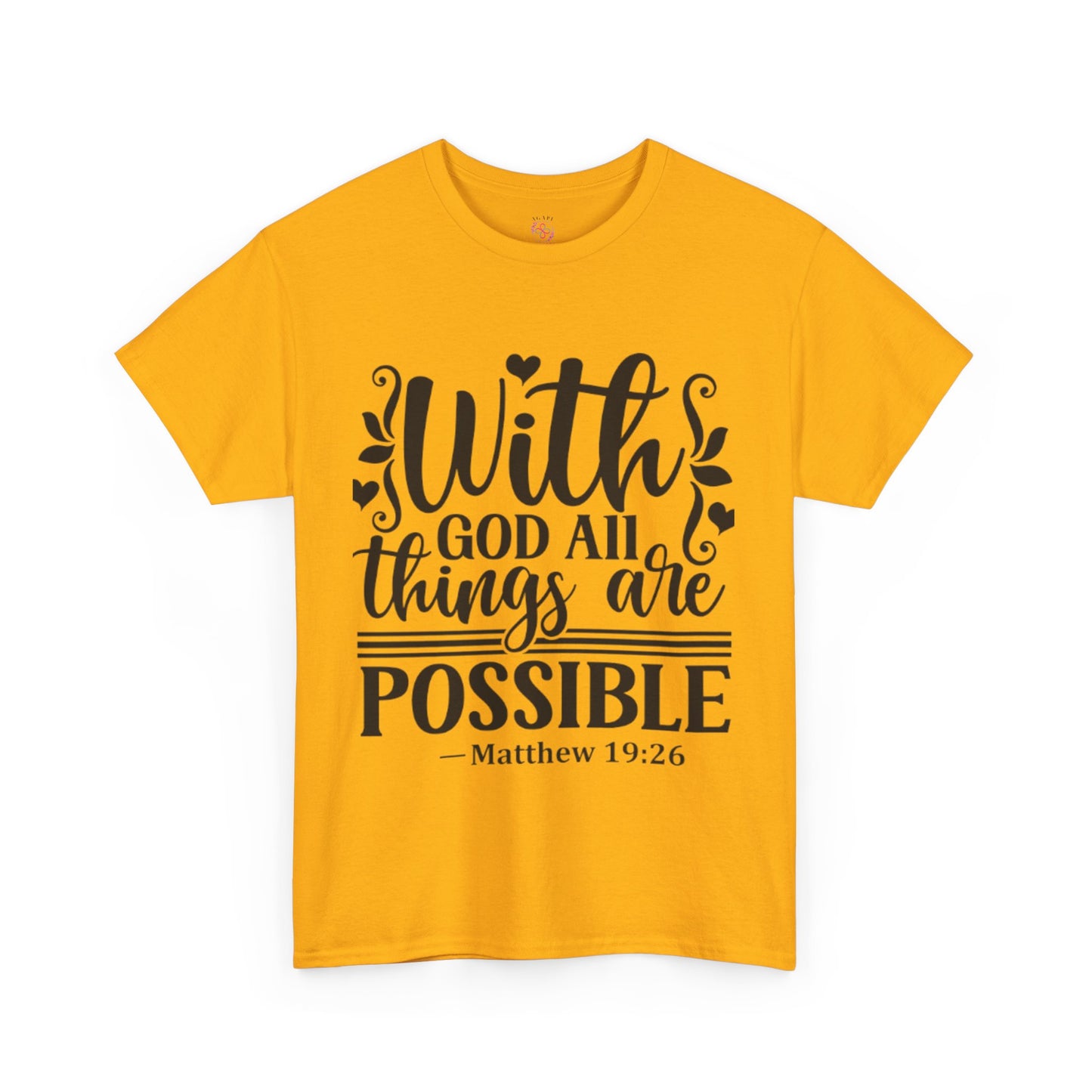 Matthew 19:26 T-Shirts