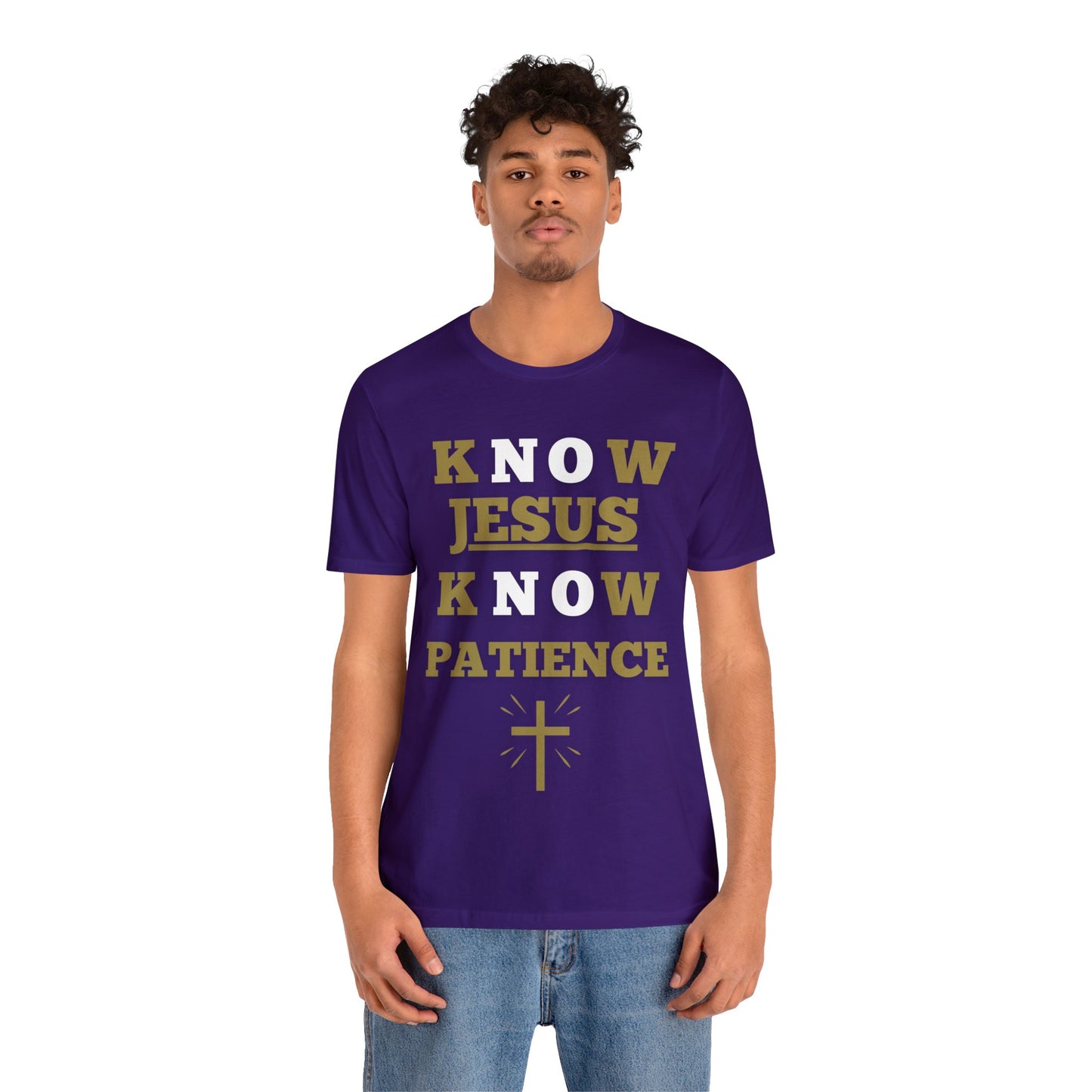 Know Jesus Know Patience, Cotton tee