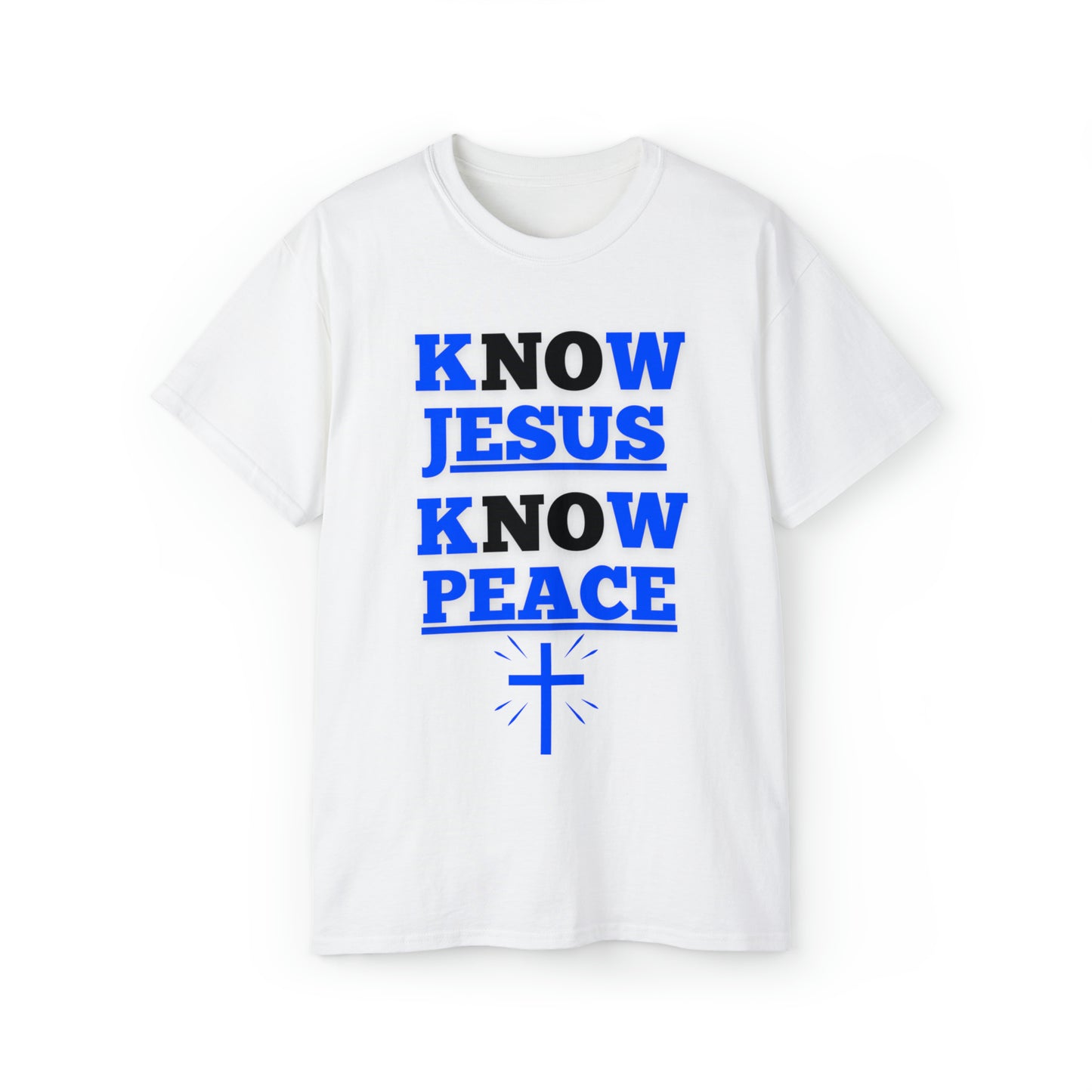 Know Jesus Know Peace, Cotton Tee