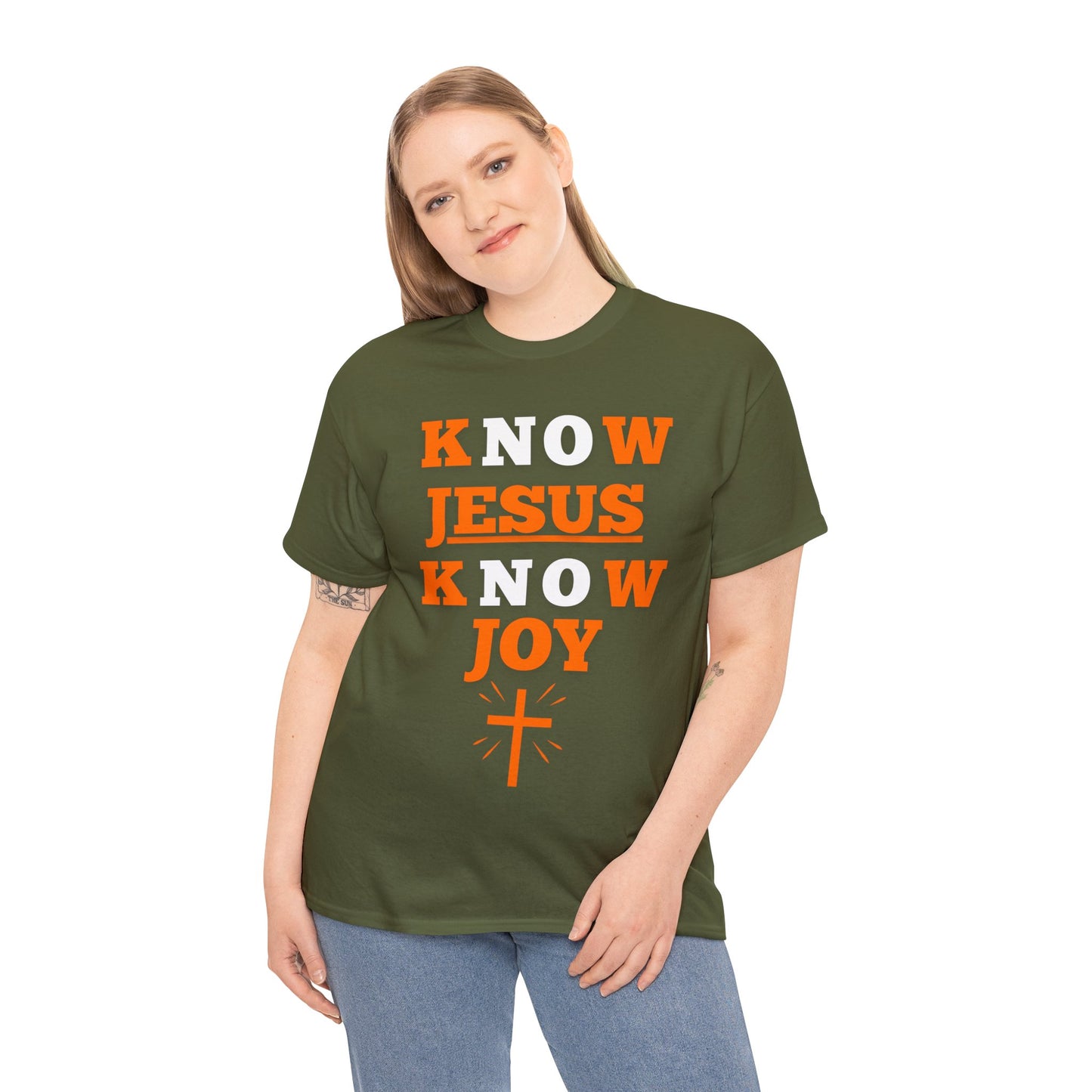 Know Jesus Know Joy Cotton Tee