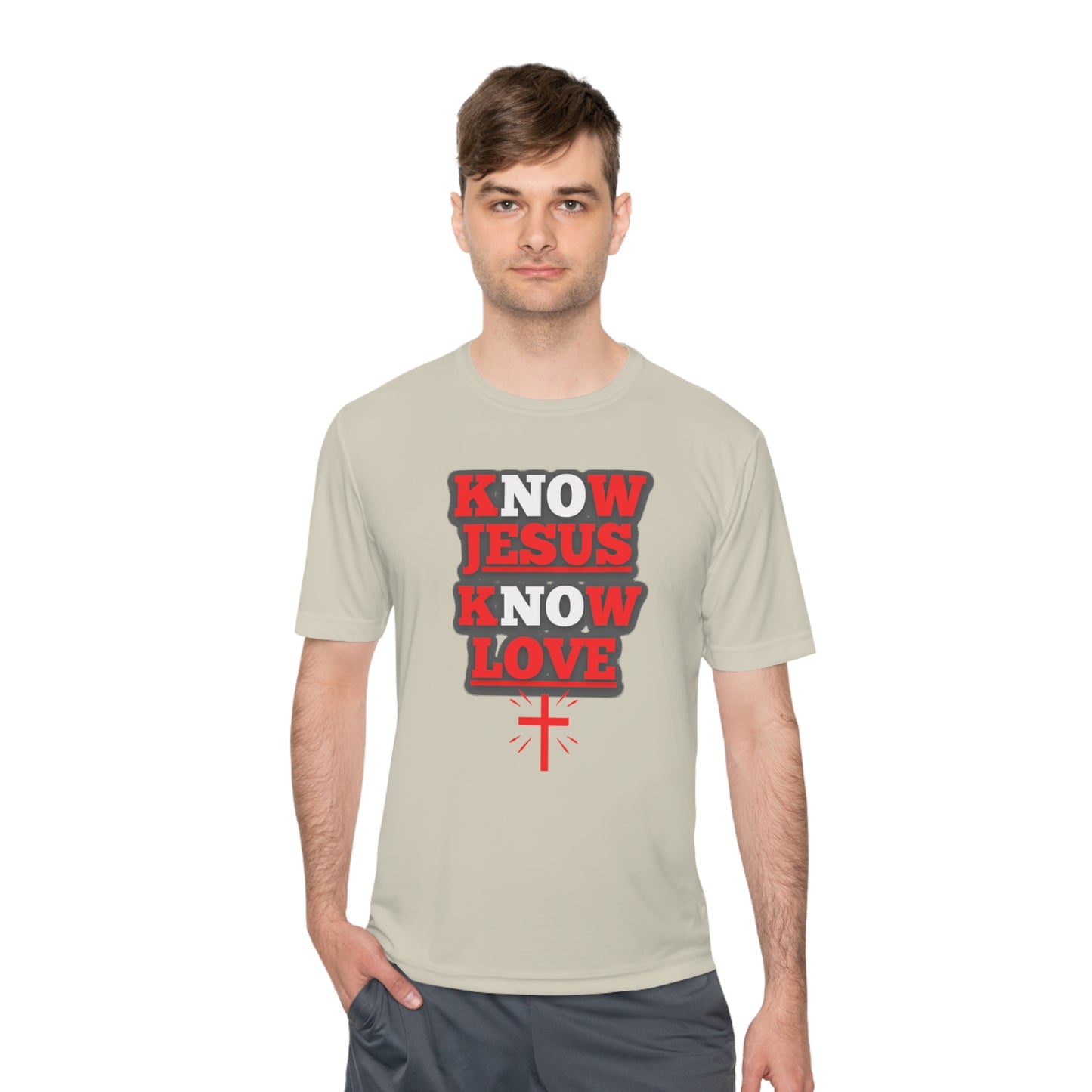 Know Jesus Know Love, Polyester Shirt