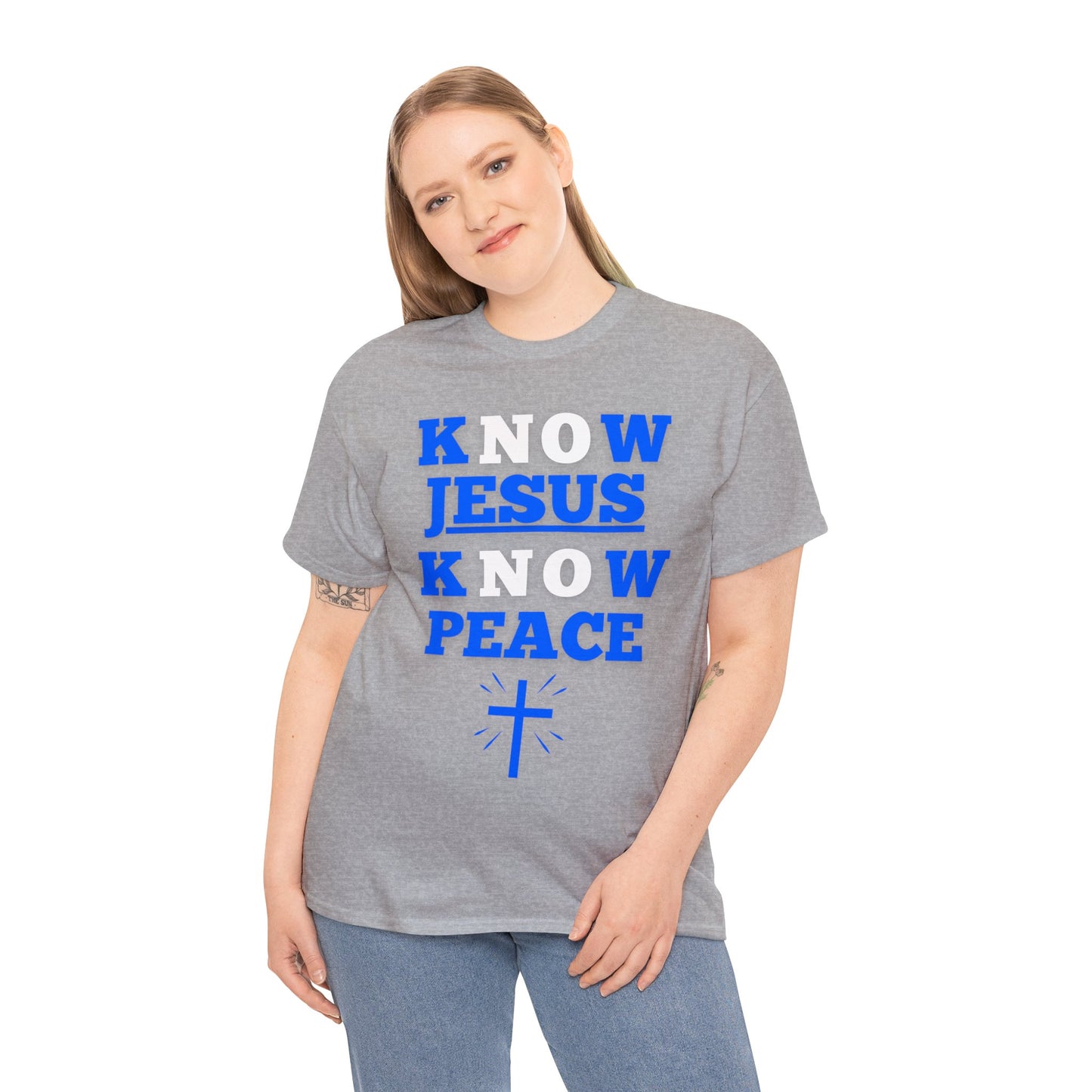 Know Jesus Know Peace, Cotton Tee