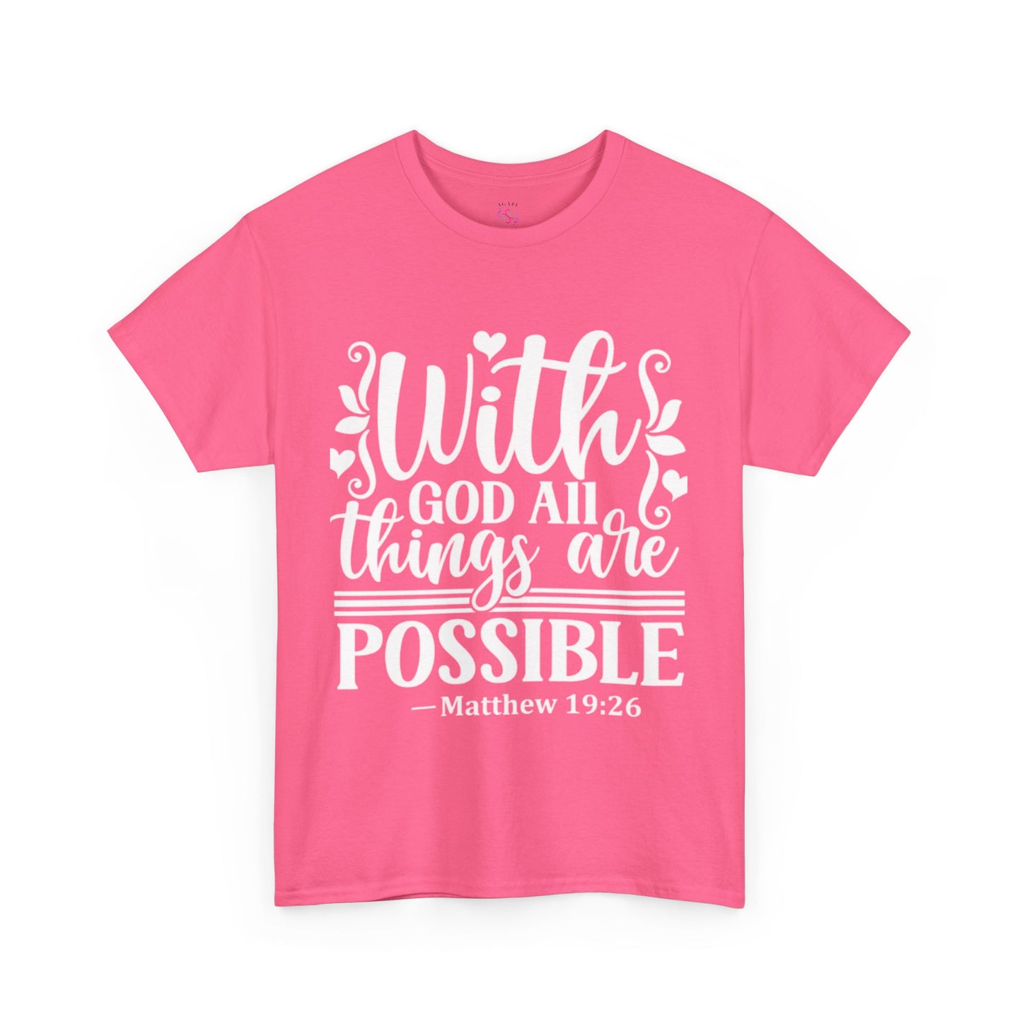 Matthew 19:26 T-Shirts