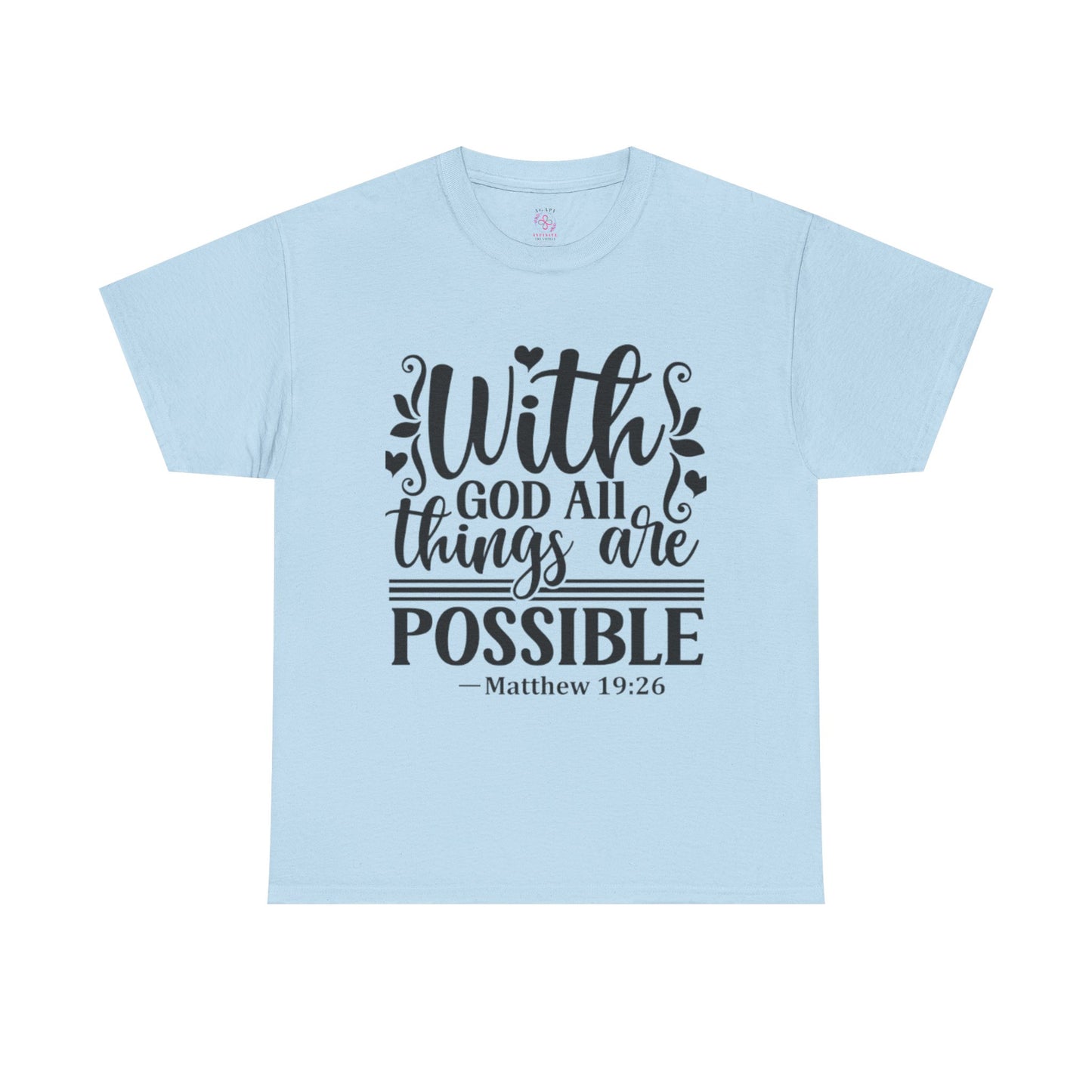 Matthew 19:26 T-Shirts