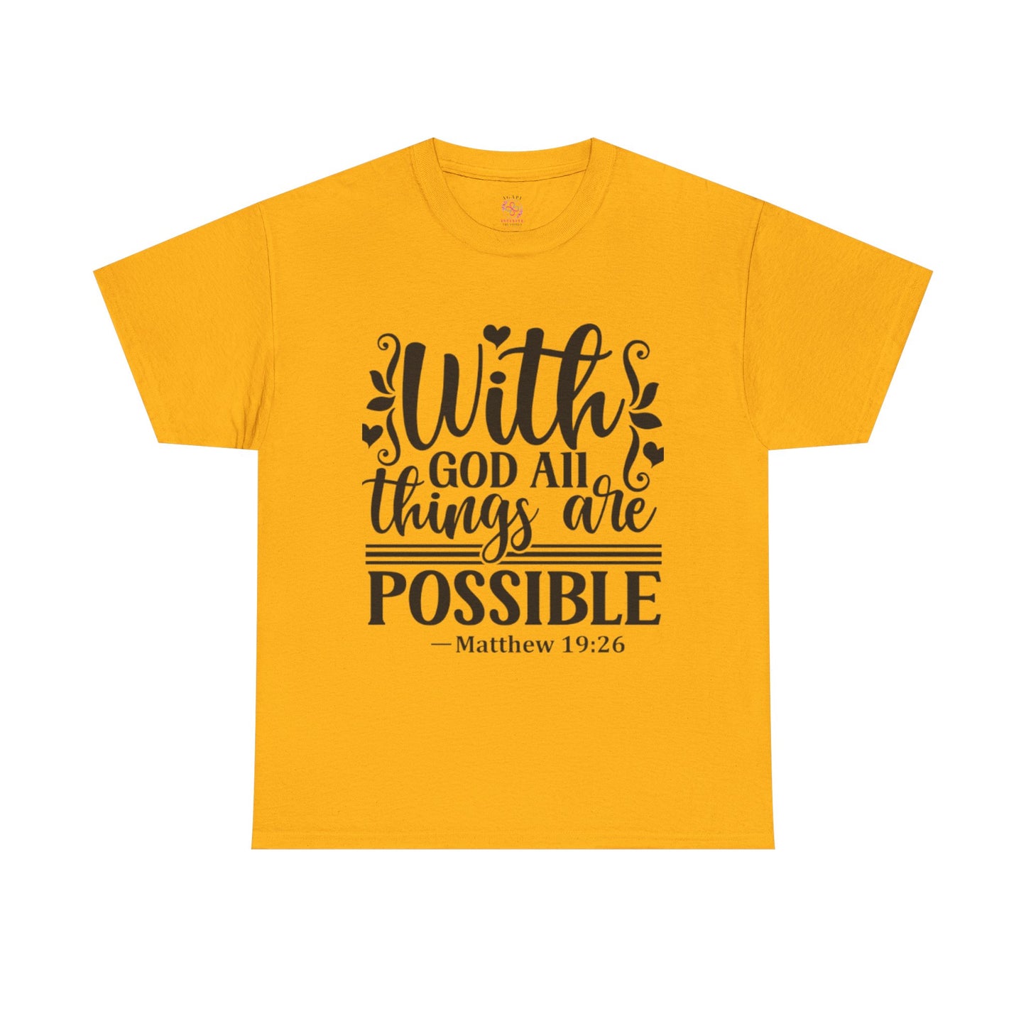 Matthew 19:26 T-Shirts