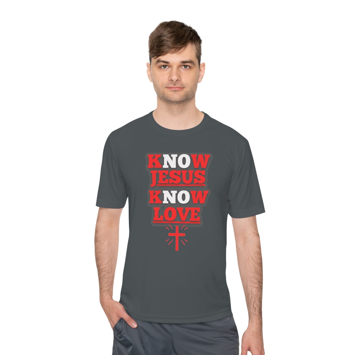 Know Jesus Know Love, Polyester Shirt