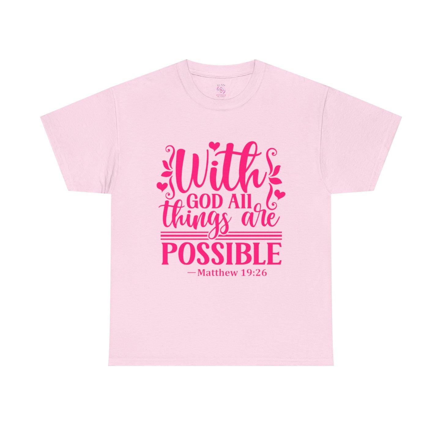 Matthew 19:26 T-Shirts