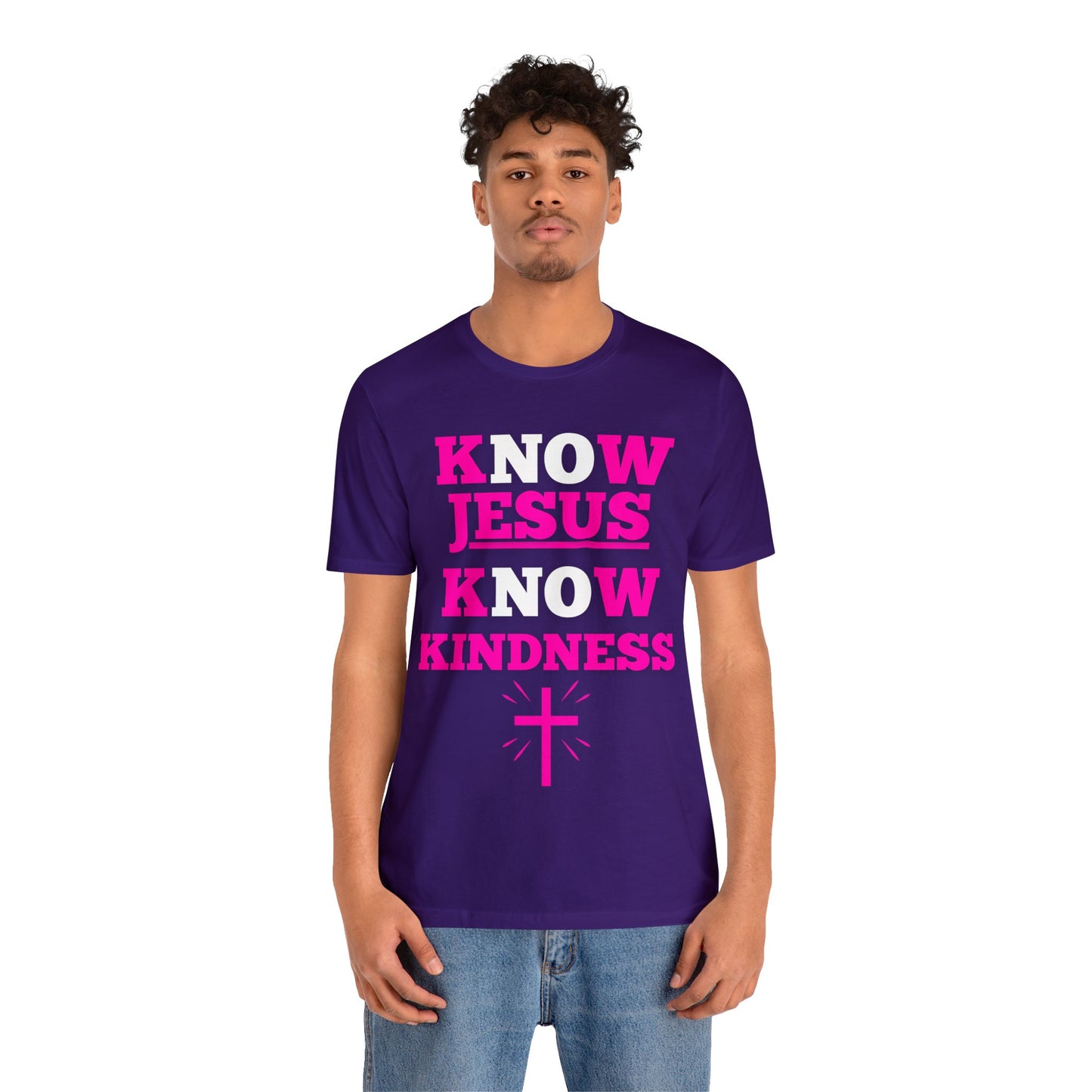 KNOW JESUS KNOW KINDNESS COTTON TEE