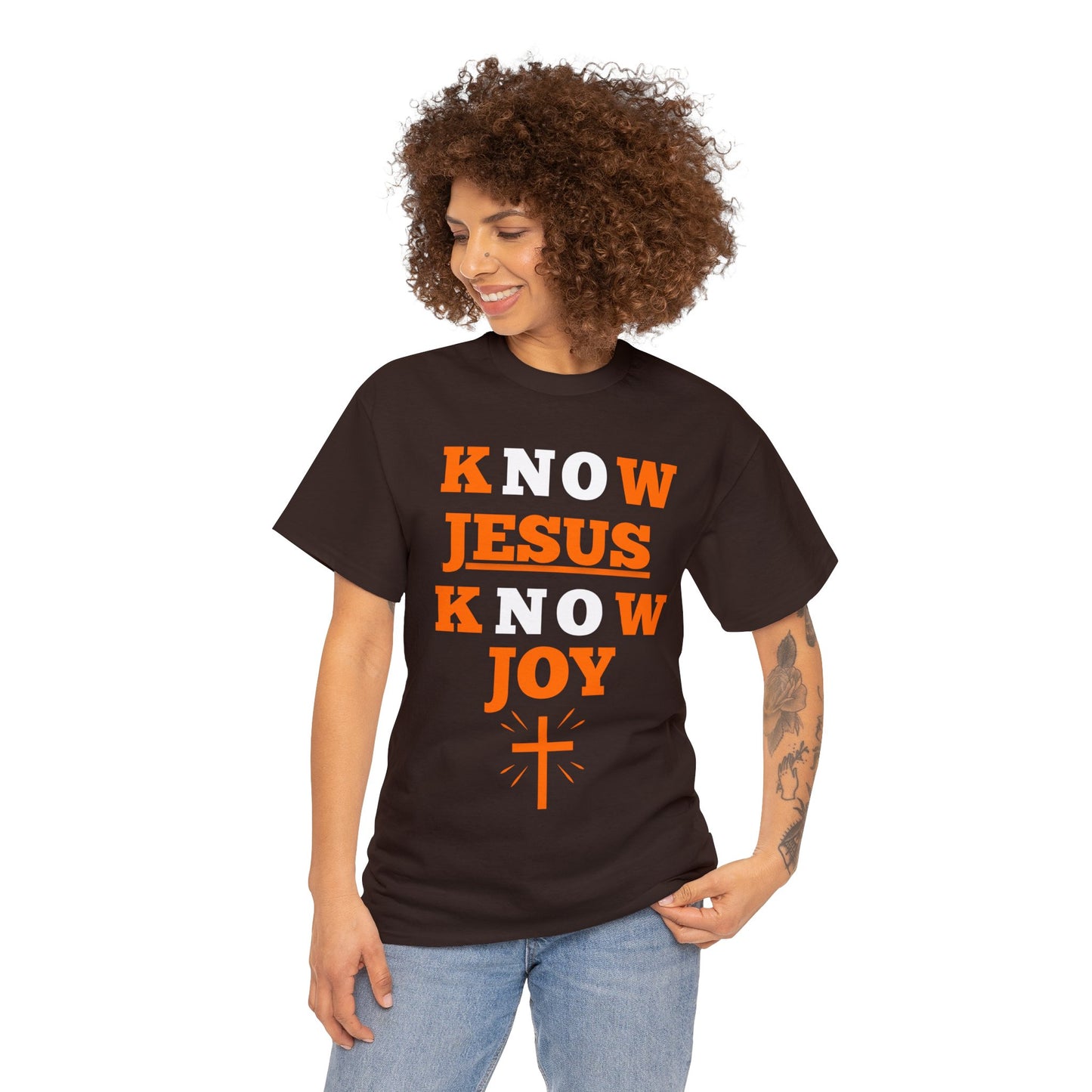 Know Jesus Know Joy Cotton Tee