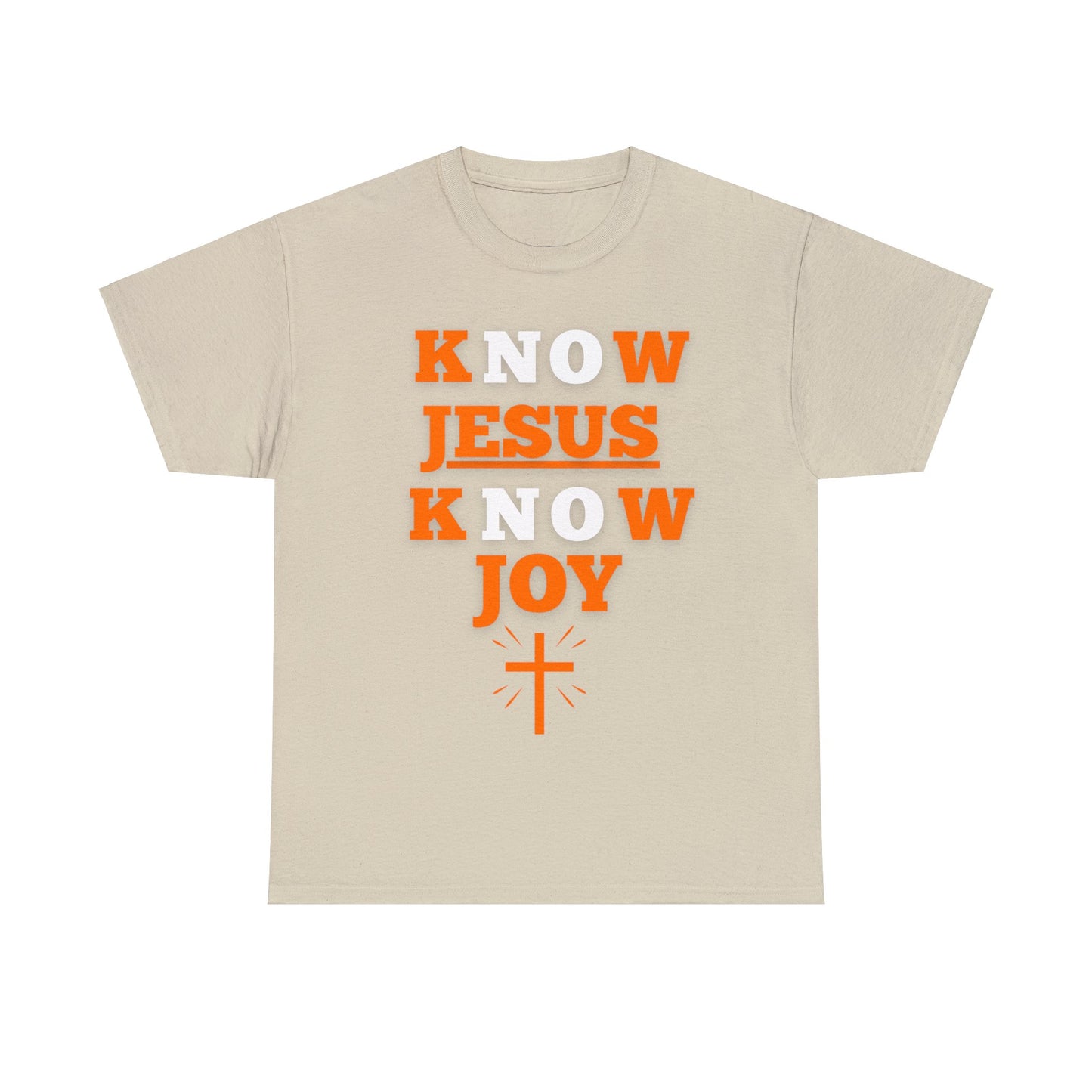 Know Jesus Know Joy Cotton Tee