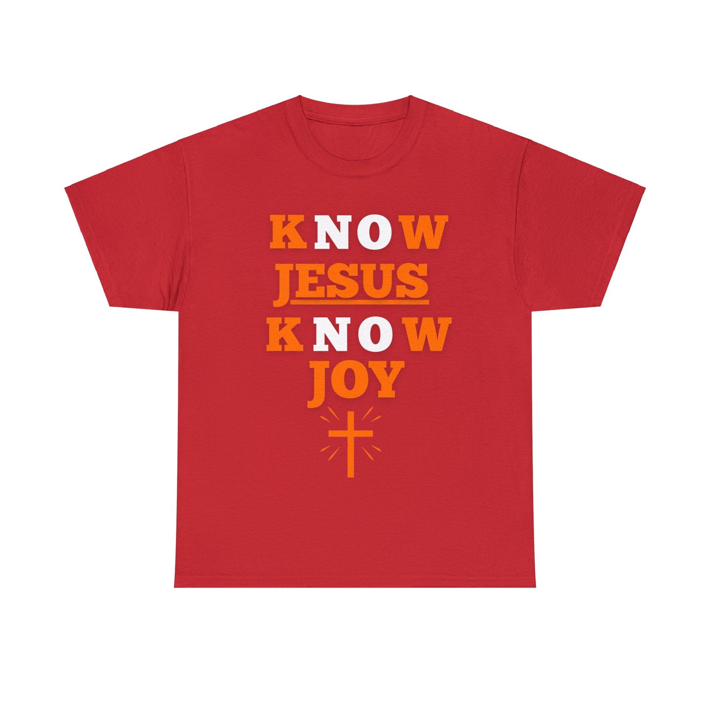 Know Jesus Know Joy Cotton Tee