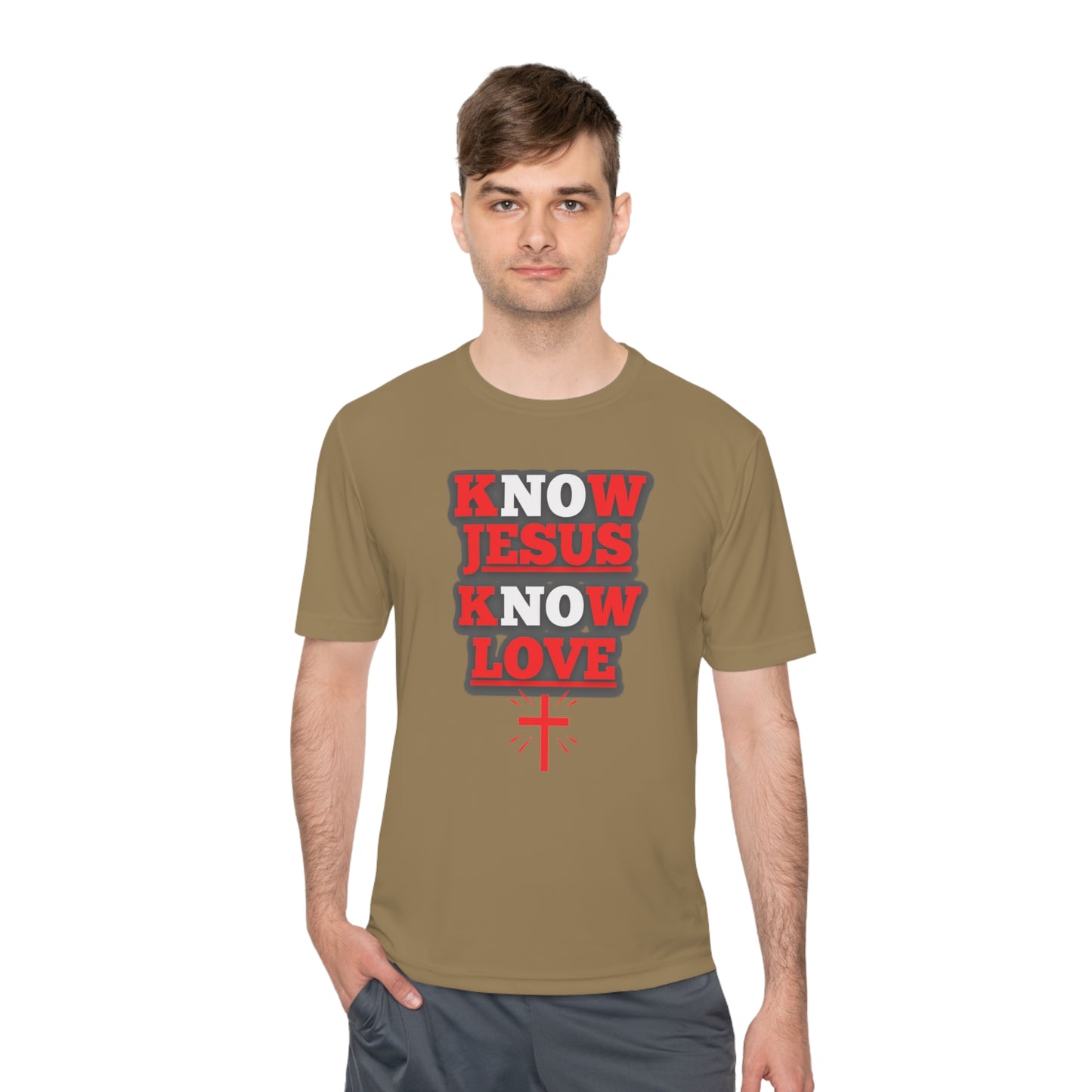 Know Jesus Know Love, Polyester Shirt