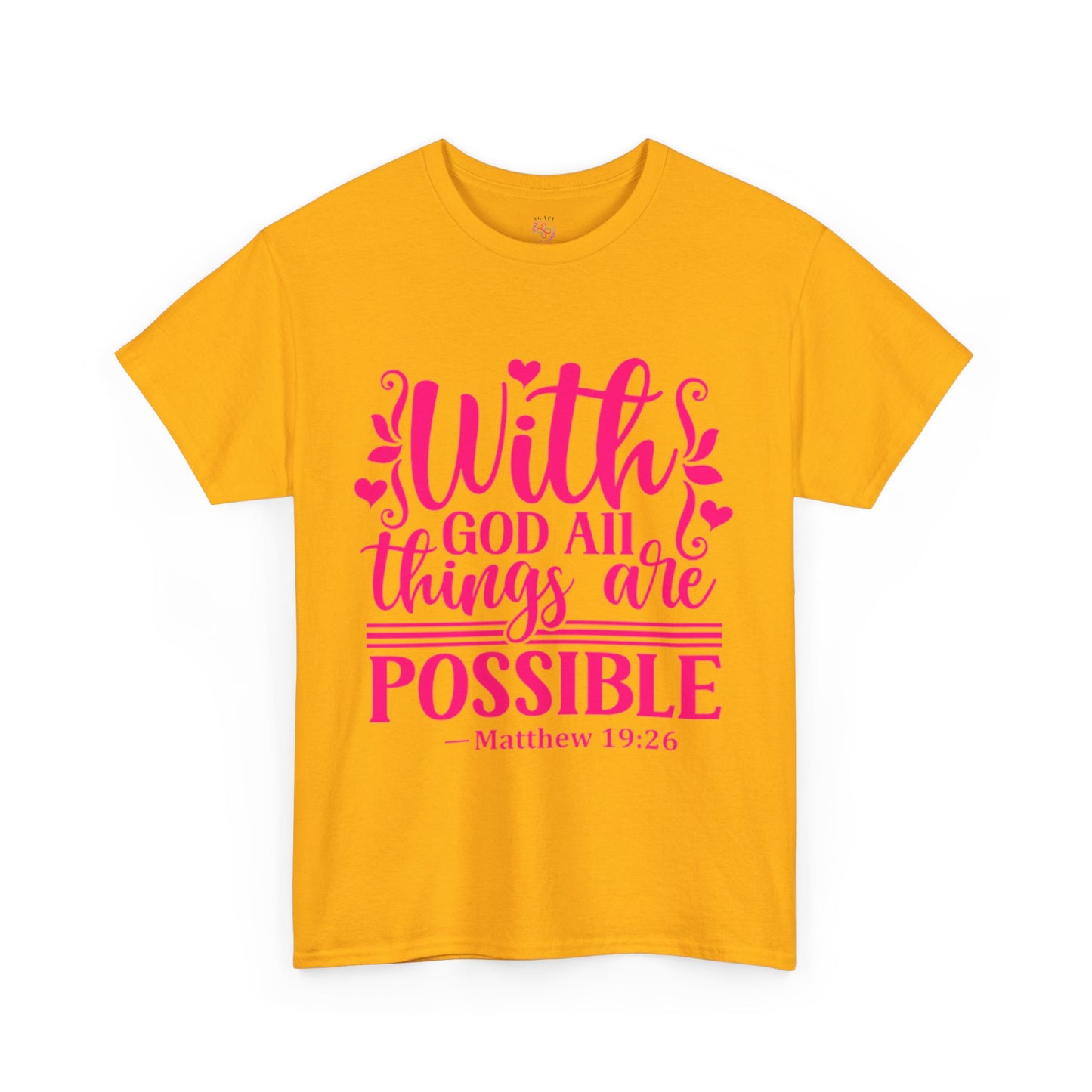 Matthew 19:26 T-Shirts