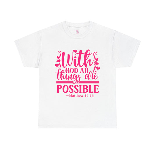 Matthew 19:26 T-Shirts