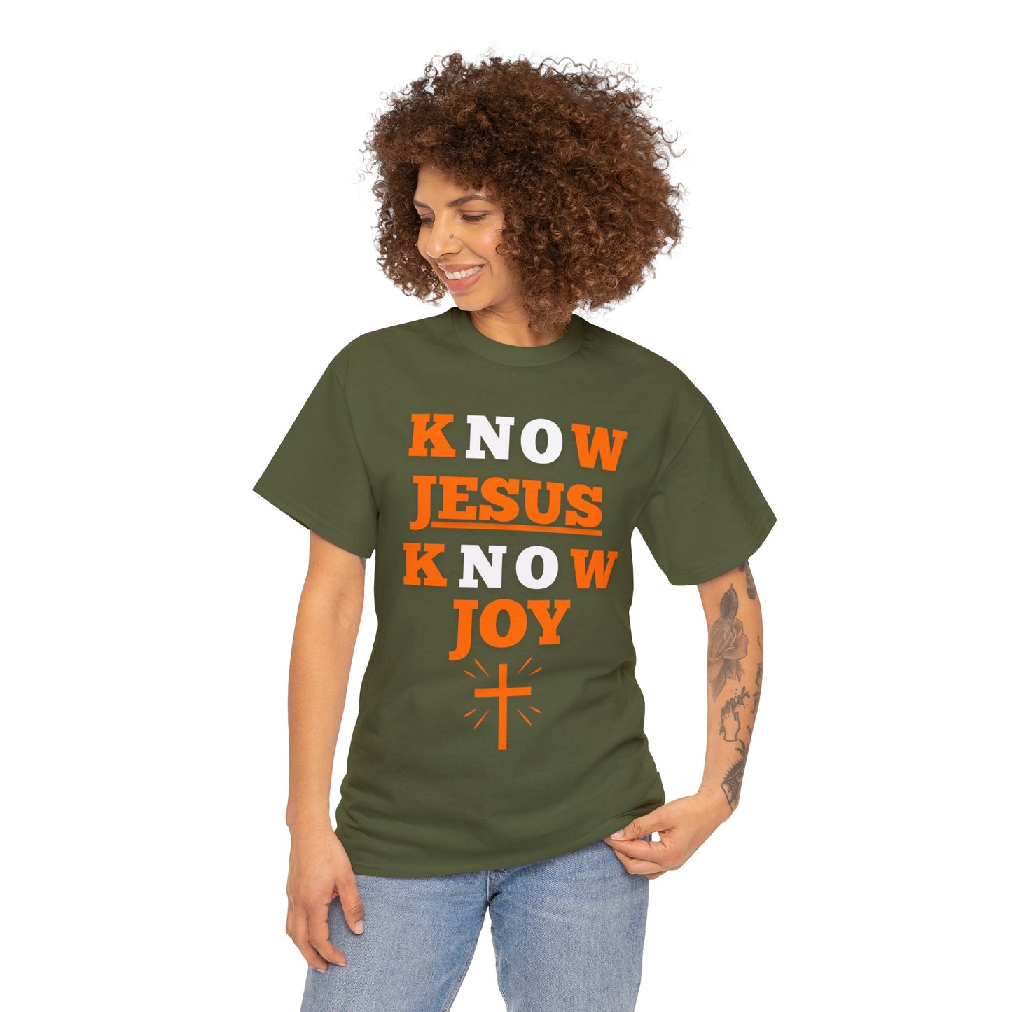 Know Jesus Know Joy Cotton Tee