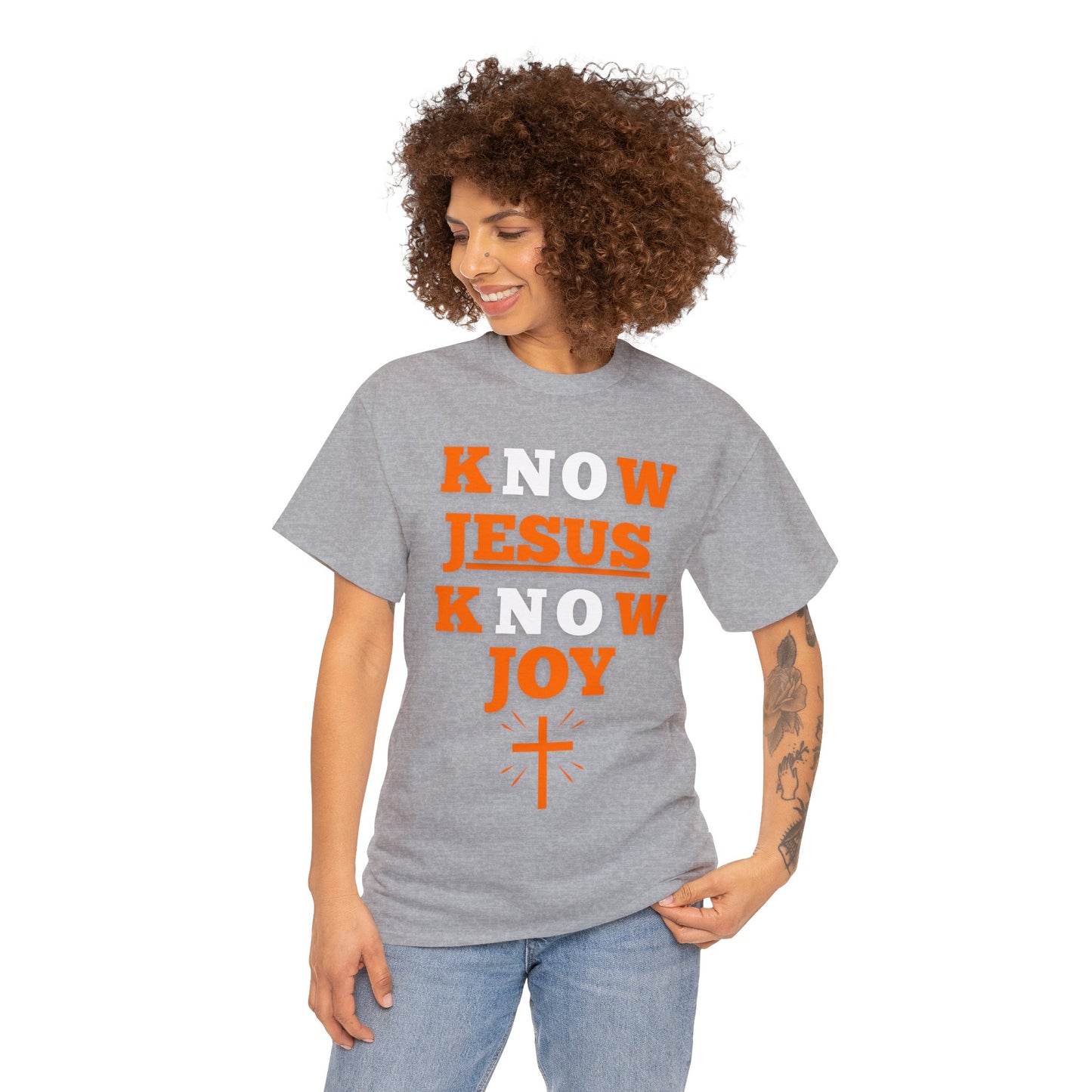 Know Jesus Know Joy Cotton Tee