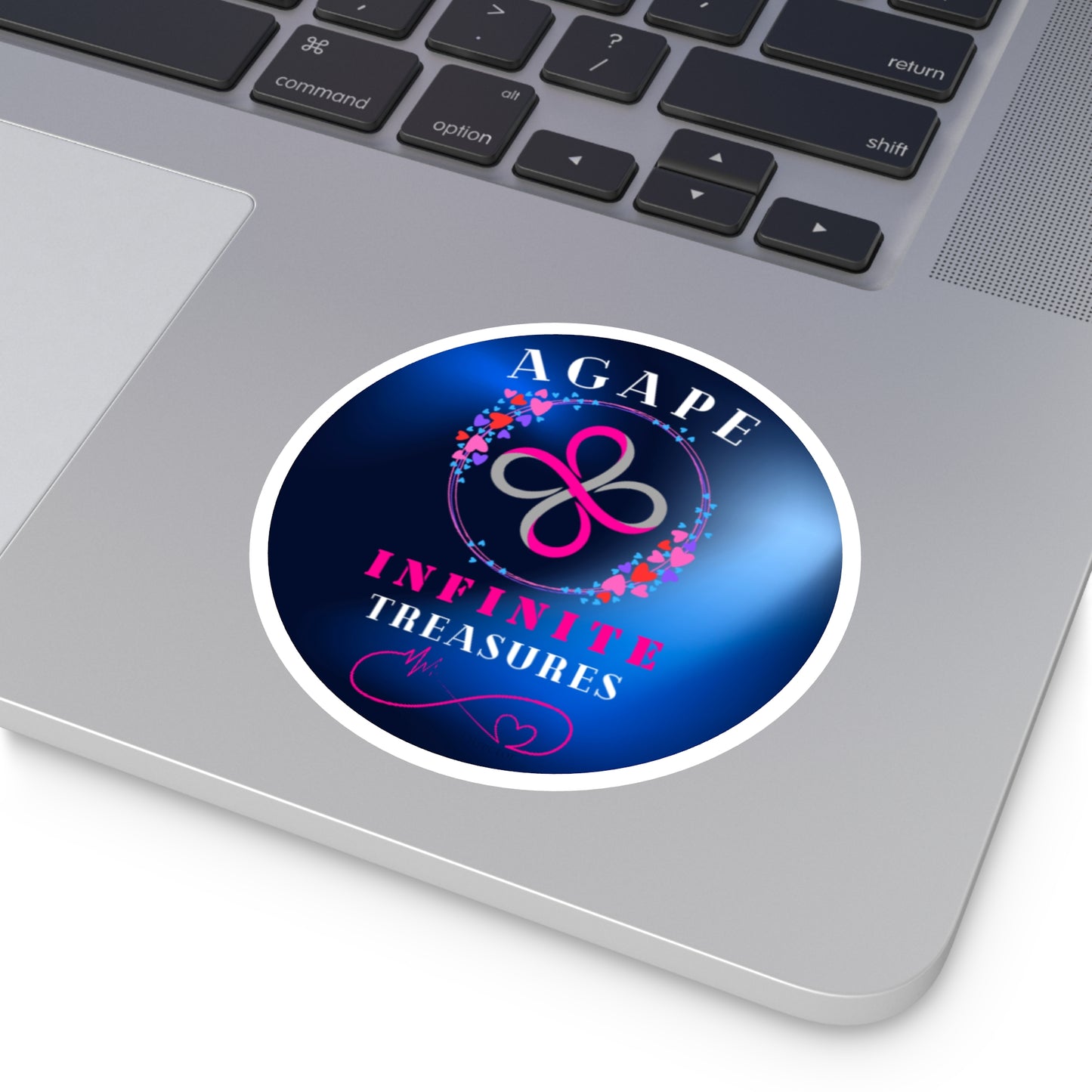 Agape infinite treasure Car Sticker