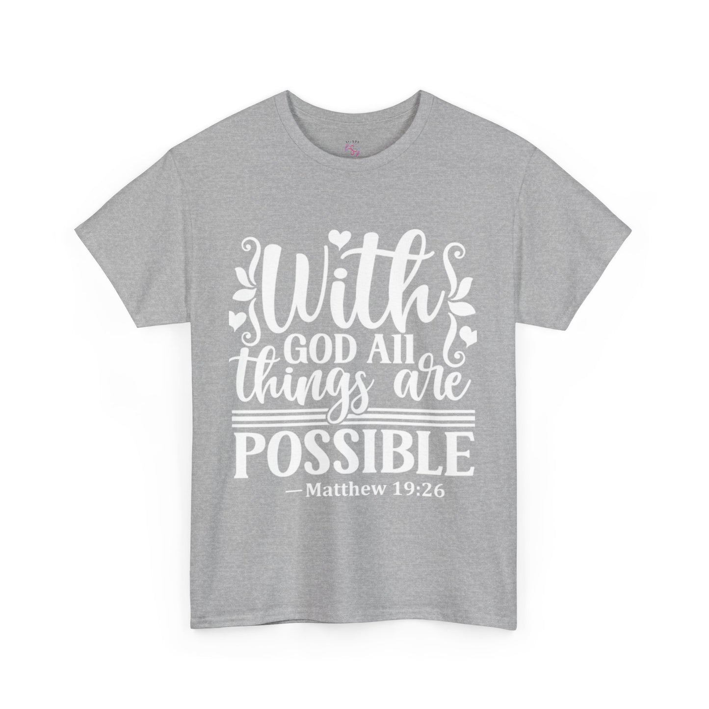 Matthew 19:26 T-Shirts