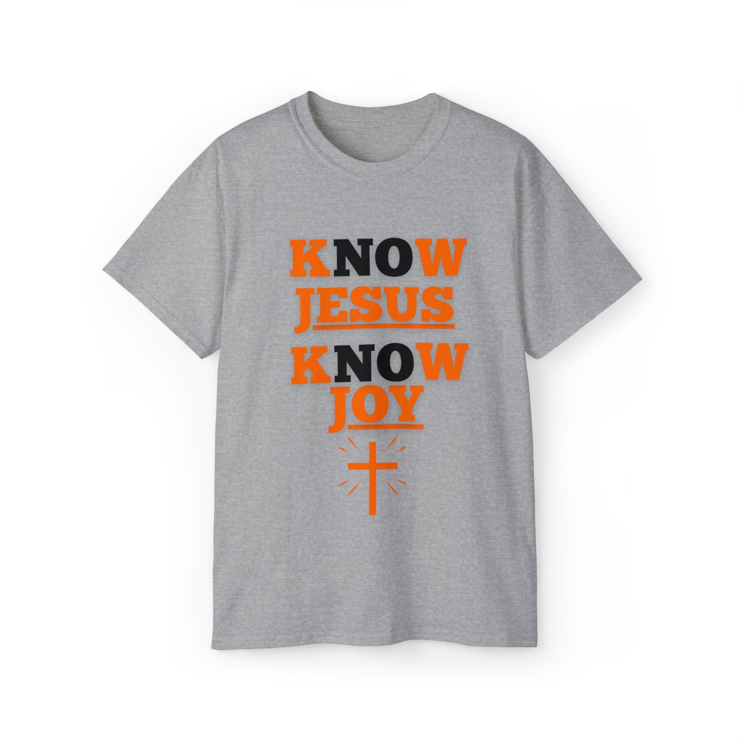 Cotton Tee Know Jesus Know JOY