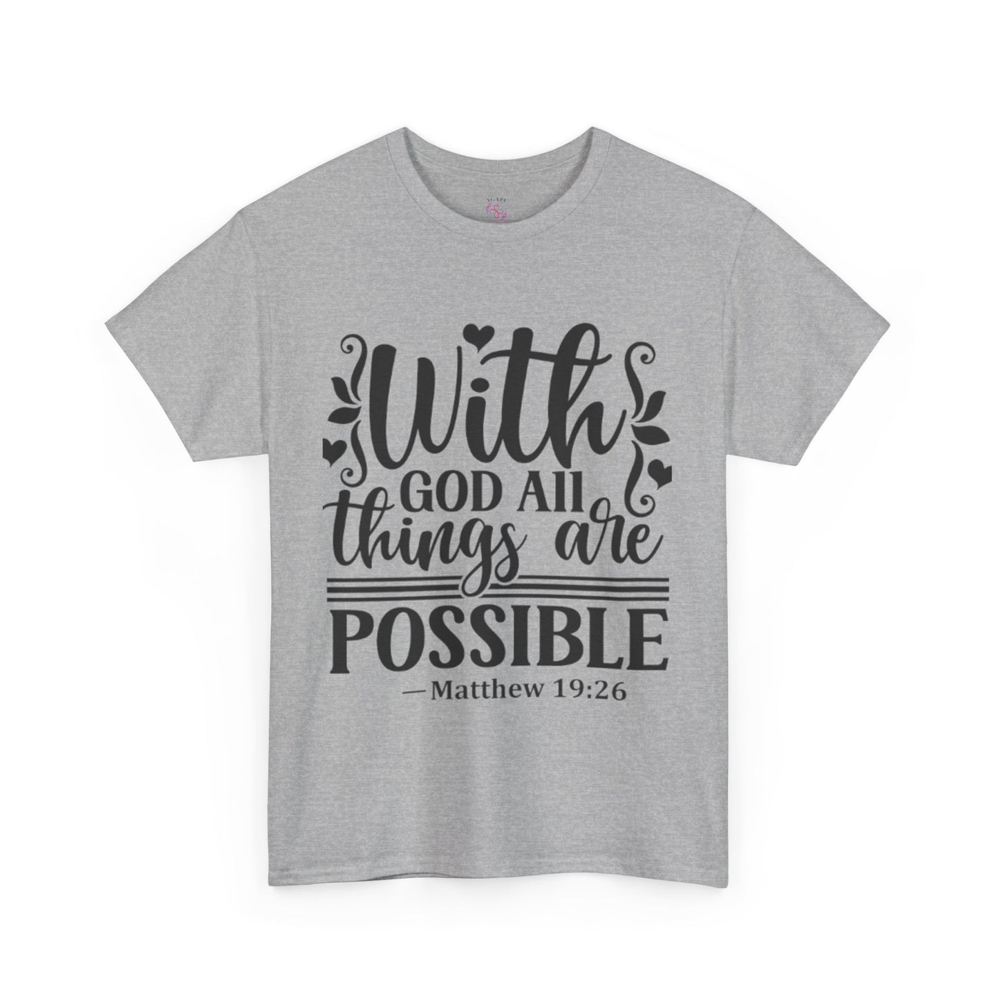 Matthew 19:26 T-Shirts